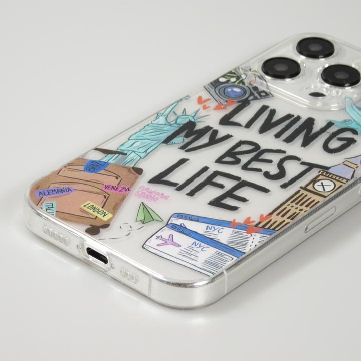 Produktbild PhoneLook Hülle es Silikon Cover Living my best Life (Apple iPhone 14 Pro Max)