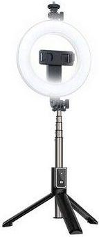 Produktbild iLike Selfie Stick - bluetooth remote control, tripod and ring lamp - P40D-2