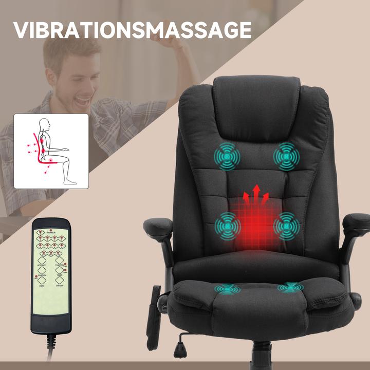 Actual product image Vinsetto Office chair with massage and heat function