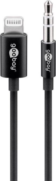 Produktbild Goobay 3.5mm Klinke – Lightning (1 m, 3.5mm Klinke (AUX), Lightning)