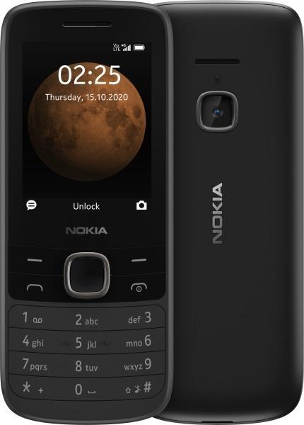 Image du produit Nokia GSM phone 225 4G black (2.40", 0.30 Mpx, 4G)