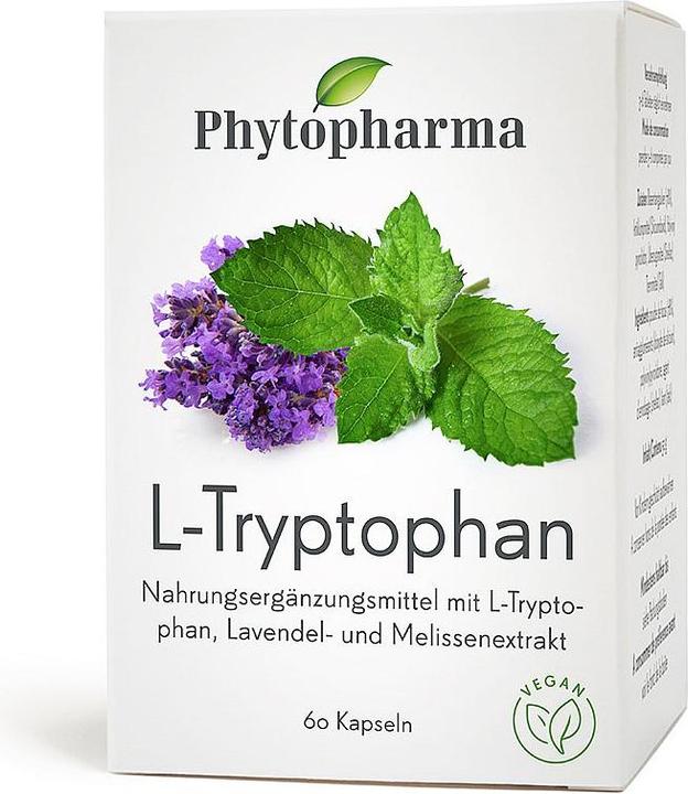 Immagine prodotto Phytopharma L-triptofano Kapsel (60 Pezzo/i, Pillole, 60 g)