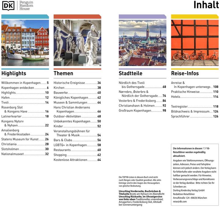 Immagine prodotto TOP10 Reiseführer Kopenhagen (Tedesco, DK Verlag Viaggi, 2023)