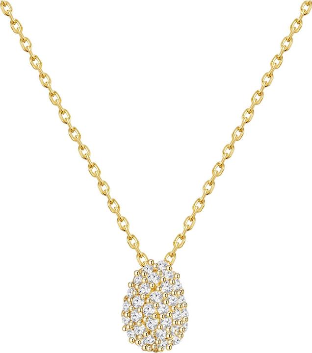 Produktbild Glanzstücke München Damen Sterling Silber Zirkonia gelbgold 43,0 cm Basiskette + 5,0 cm Verlängerung - 29029 (Sterling Silber, 43 - 48 cm)