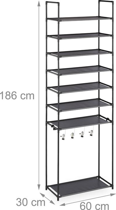 Actual product image Relaxdays Baylee (60 x 30 x 186 cm)