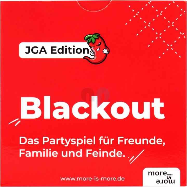 Image du produit More is more Blackout - Édition JGA - Le jeu de fête pour les amis, la famille et les ennemis (Allemand)