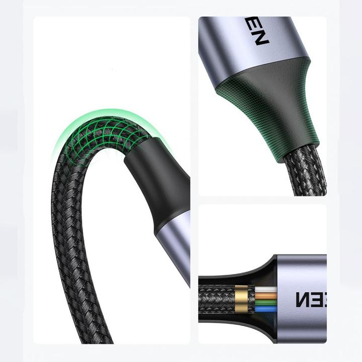 Productafbeelding Ugreen Kabel USB-C naar Micro USB 15232, 1m (space grijs) (1 m, USB 3.2 Gen 1)