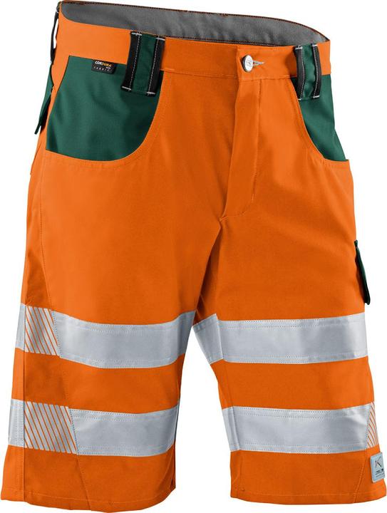 Produktbild Kübler unisex Warnschutzhose kurz REFLECTIQ orange, moosgrün Grösse 44 (44)