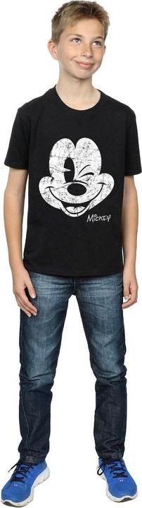 Immagine prodotto Disney Mickey Mouse Distressed Face Maglietta Ragazzi (152, 158)