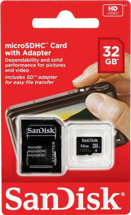 Produktbild SanDisk Imaging microSDHC 32GB (32 GB, microSDHC)