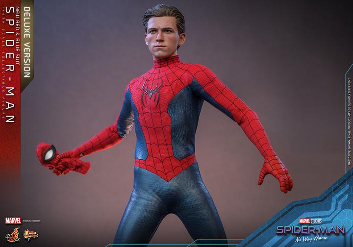 Produktbild Hot Toys Spider-Man: No Way Home figurine Movie Masterpiece 1/6 Spider-Man (New Red and Blue Suit) (Deluxe Ve