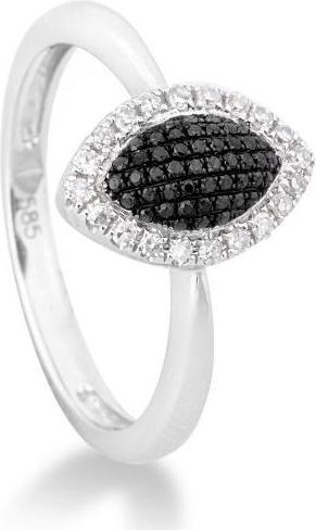 Image du produit Breuning BAGUE - BRILLANT NOIR/Brill. 0,23 Ct. N/p1 (51, Or 585/14 K)
