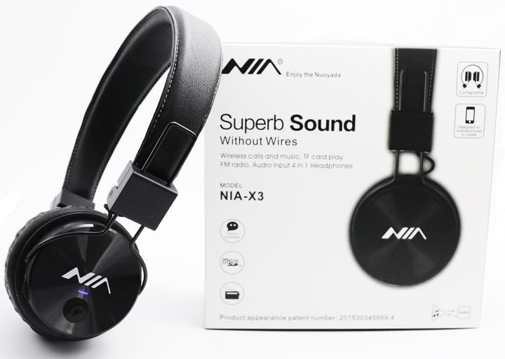 Produktbild PhoneLook NIA X3 Kabellose Bluetooth Kopfhörer On-Ear tiefer Bass Inkl. AUX/SD Karten Anschluss (Kabellos)