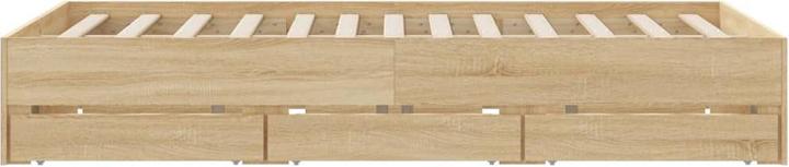Actual product image VidaXL Bed frame with drawers 140 x 200cm (140 x 200)