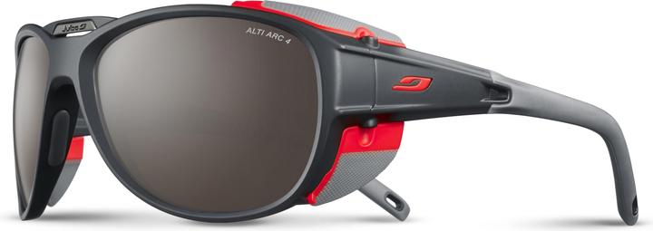 Image du produit Julbo Hommes Explorer 2.0 Alti Arc 4 Lunettes de glacier (Noir, Orange, Marron, Anthracite, Argent, Chrome)
