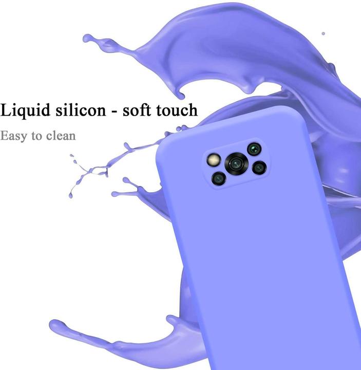 Immagine prodotto Cadorabo Custodia per Xiaomi POCO X3 NFC TPU Liquid Silicone Case (Xiaomi Poco X3 NFC)
