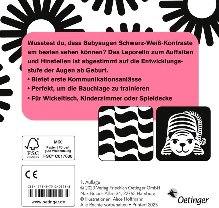 Actual product image First pictures for baby eyes (German)