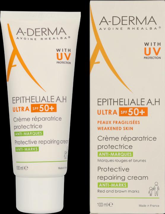 Image du produit A-Derma Epithelialea.H Crème réparatrice ultra-soignante SPF50 (Crème solaire, SPF 50+, 100 ml)