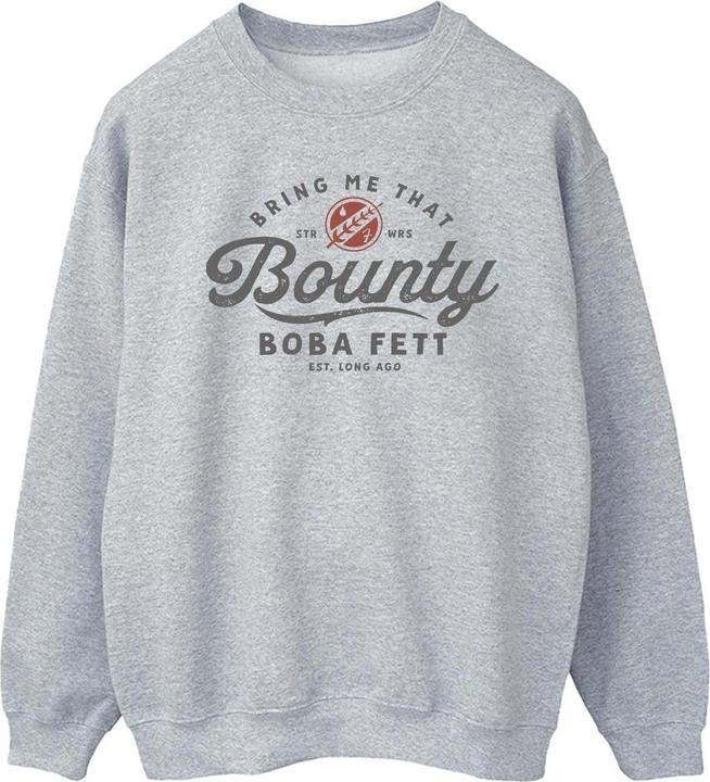 Actual product image Star Wars Mens The Book Of Boba Fett Bring Me That Bounty Sweatshirt (M)