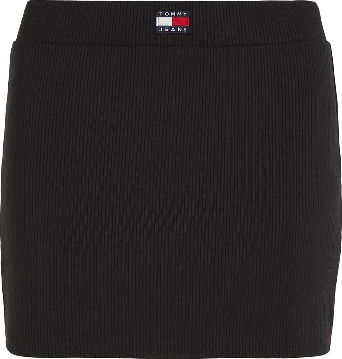Immagine prodotto Tommy Hilfiger Tommy Jeans Donna Gonna Mini TJW a vita bassa Gonna Mini Badge Nero (15) S (S)