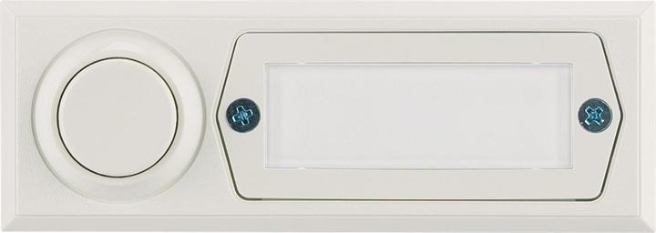 Actual product image Grothe Bell push button with name plate (Cable)