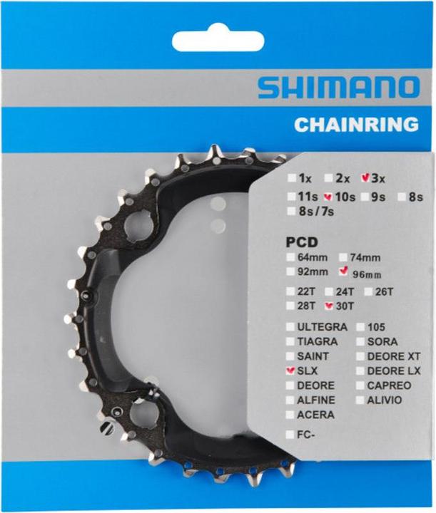 Produktbild Shimano SLX FC-M672/FC-M622 Kettenblatt AN 96 mm (30)