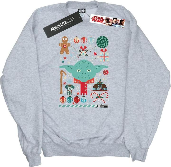 Star Wars Yoda Christmas Sweatshirt (M)