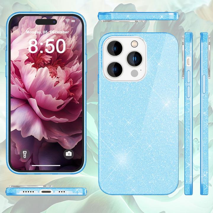 Produktbild Nalia Glitzer Hülle (Apple iPhone 15 Pro)