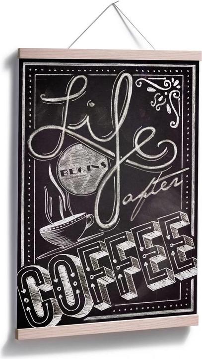 Produktbild Trenddeko Life begins after Coffee (80 x 120 cm)