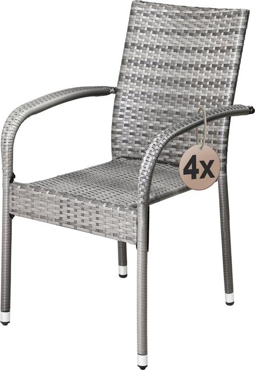 Set of 4 grey
