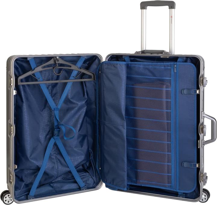 Immagine prodotto Travelhouse 3-teiliges Reisekoffer-Set (108 l, Bagaglio a mano (fino a 50 litri), M (50 - 90l), L (90 - 115l))