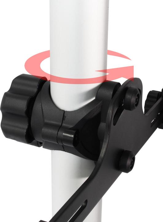 Produktbild Wiltec Teleskop Fahrradhalterung 2 Fahrräder 160-340cm 40kg Hängesystem Ständer