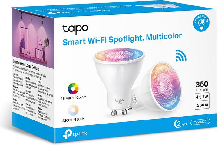 Produktbild TP-Link Tapo L630 (2-pack) (GU10, 3.70 W, 350 lm, 2 x, E)