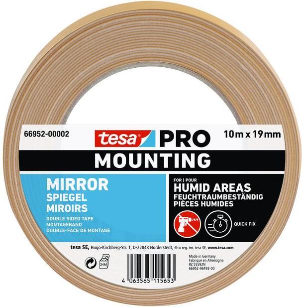Actual product image tesa 66952 Mounting PRO mirror 19X10