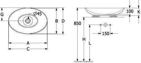 Image du produit Villeroy & Boch Vasque à poser V&B LOOP & FRIENDS sans vidage 620x420mm blanc (420 mm, 620 mm)