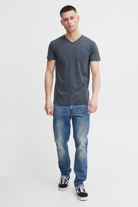 Immagine prodotto Solid Bedo T-Shirt A Maniche Corte Maglietta Da Uomo Con Collo A V In Cotone 100% (XL)