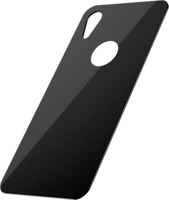 Actual product image Baseus iPhone Xr 03 mm Full coverage curved TGlass rear ProtectorBlack (1 Piece, Apple iPhone XR)