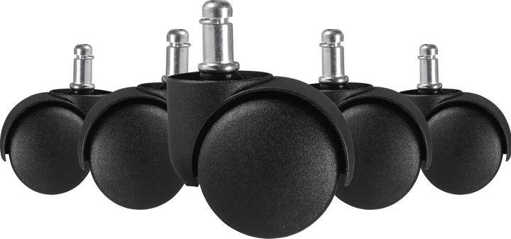 FineBuy Set of 5 castors for office chair