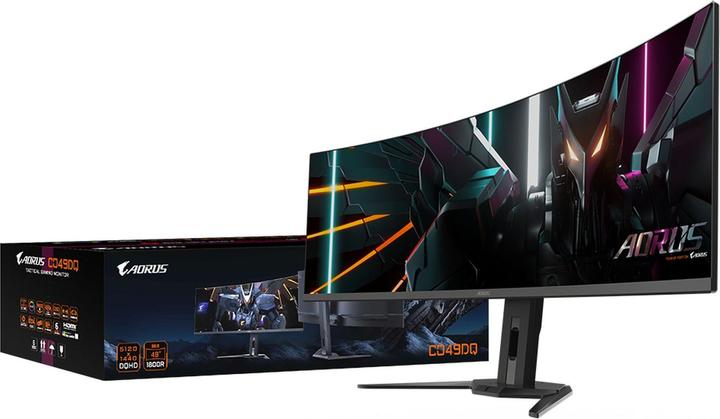 Actual product image Gigabyte Aorus CO49DQ (5120 x 1440 pixels, 49")