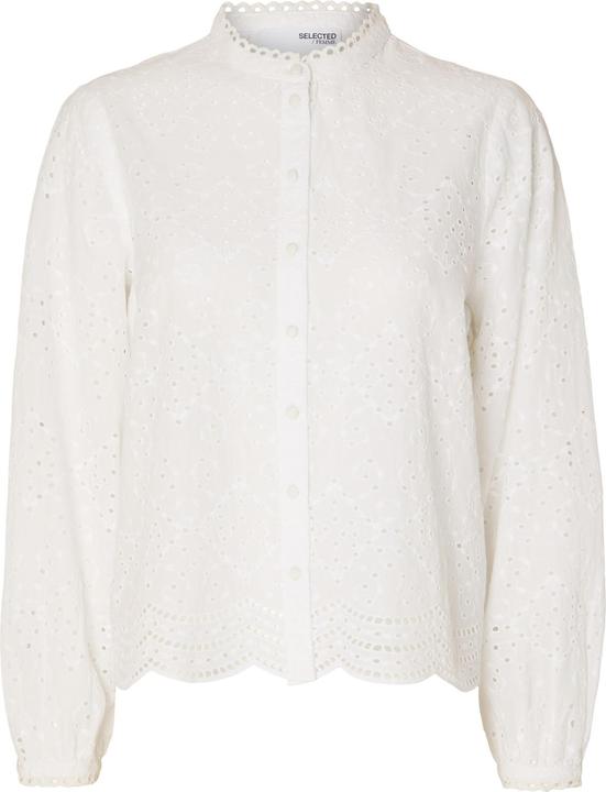 Actual product image Selected Femme Broderie Anglaise Shirt (40)