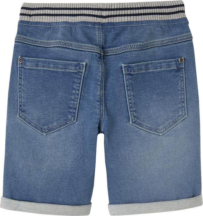 Image du produit Vertbaudet Short garçon à enfiler, look denim (104)