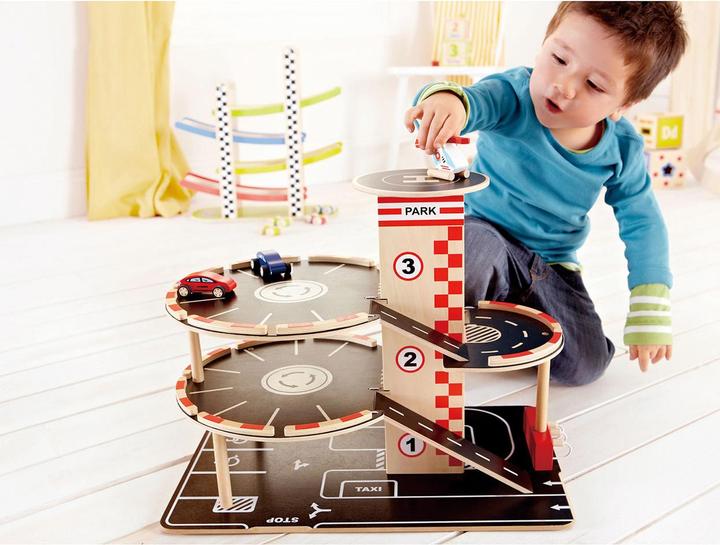 Actual product image Hape multi-storey car park