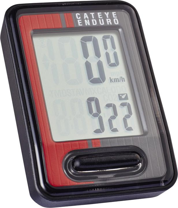Produktbild CatEye Enduro CC-ED400 Fahrradcomputer schwarz/rot