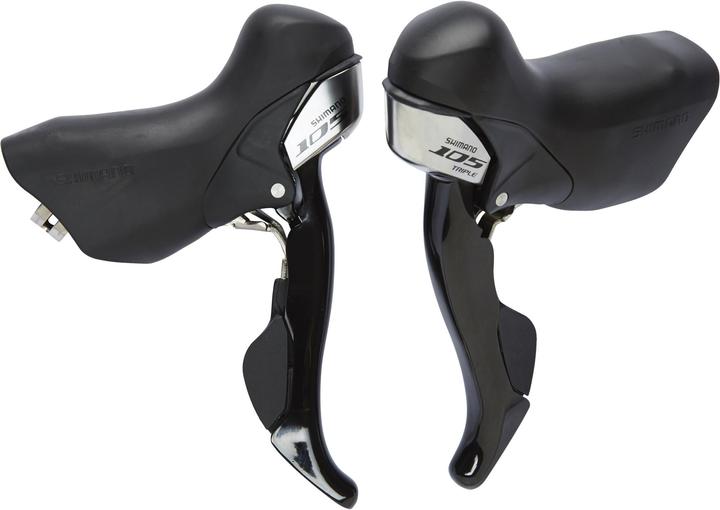 Actual product image Shimano 105 STi ST-5703 Dual Control Lever Pair 3x10