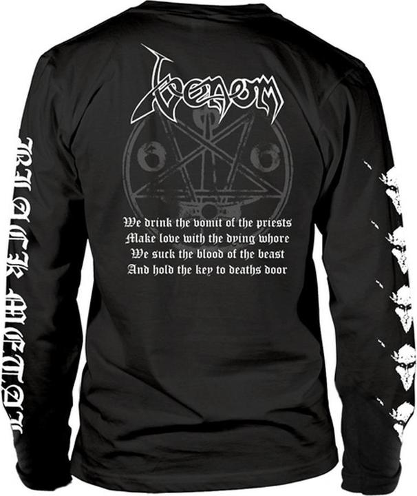 Immagine prodotto Venom Black Metal Maglietta Manica Lunga Adulto Unisex (L)