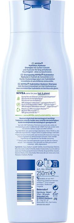 Immagine prodotto NIVEA Hydration Hyaluron (250 ml, Shampoo liquido)