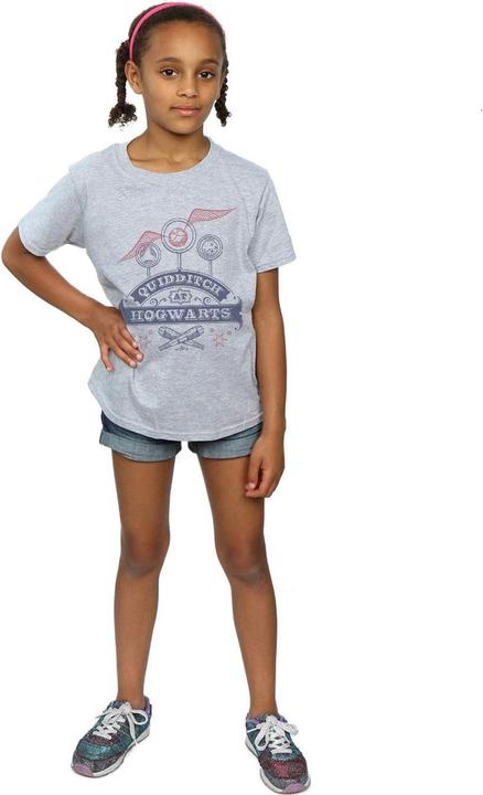Actual product image Girls Quidditch At Hogwarts T-Shirt (140, 146)