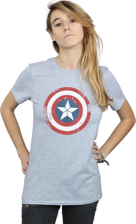 Produktbild Captain America Civil War Distressed Shield TShirt (M)
