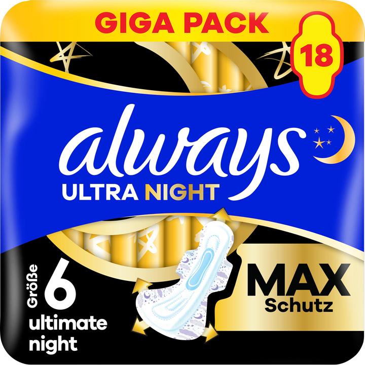 Always Ultimate Night (18 x, Damenbinden)