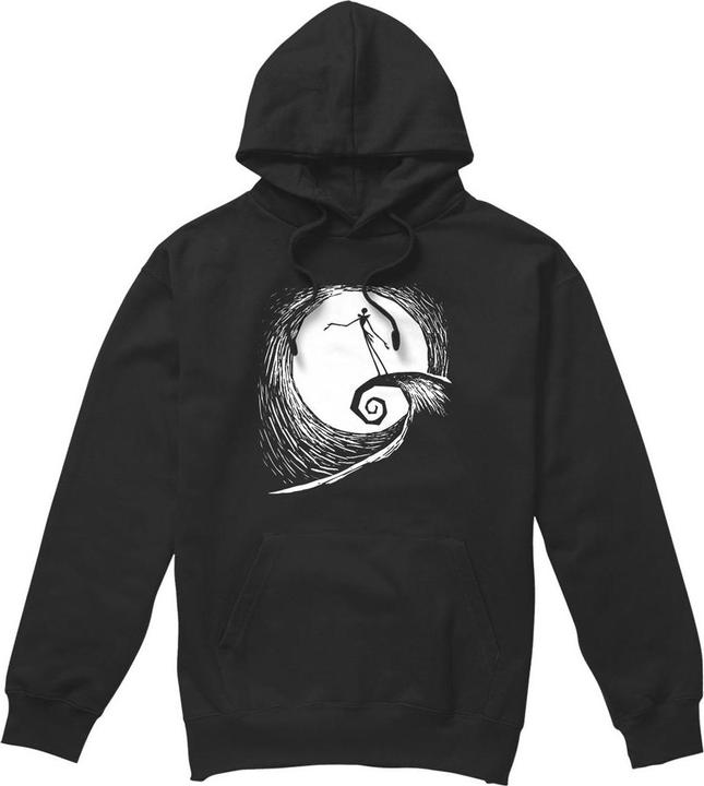 Actual product image The Nightmare Before Christmas Mens Jack Moon Silhouette Hoodie (L)
